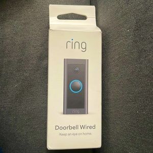 New 2021 Ring Doorbell Wired, with an addition of the 3rd Gen Amazon Echo Dot.
